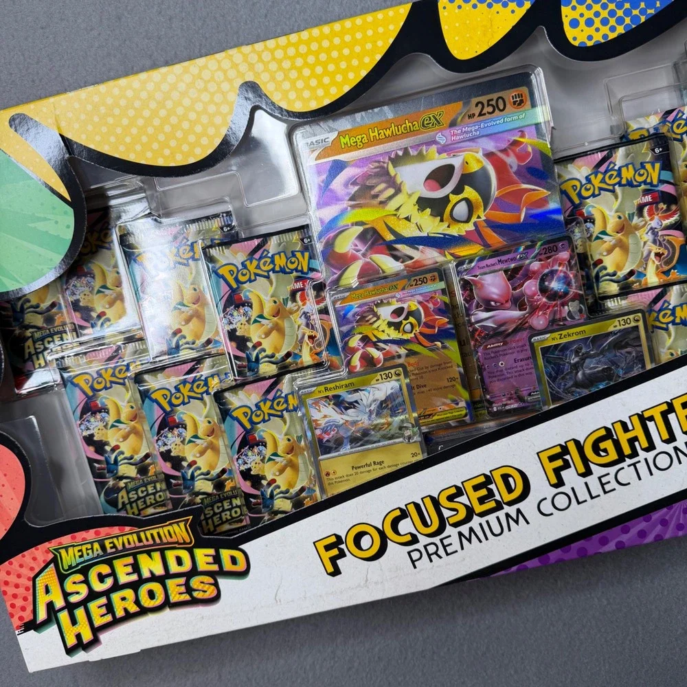 Pokemon Focused Fighters Premium Collection Mega Evolution Ascended Hero's Sam's